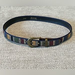 Vintage Elite Multi Color Woven‎ Belt 32